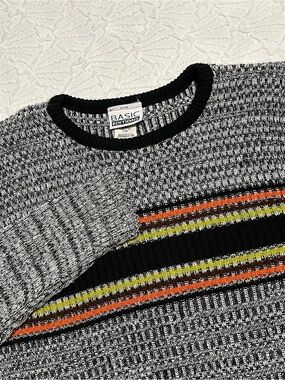 VTG Basic Editions Acrylic Knit Sweater